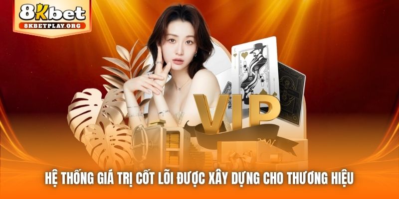 Hệ thống giá trị cốt lõi được xây dựng cho thương hiệu